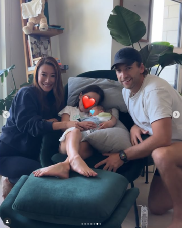 ▲謝婷婷生下二胎寶寶。（圖／翻攝謝婷婷Instagram）