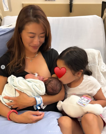 ▲謝婷婷生下二胎寶寶。（圖／翻攝謝婷婷Instagram）