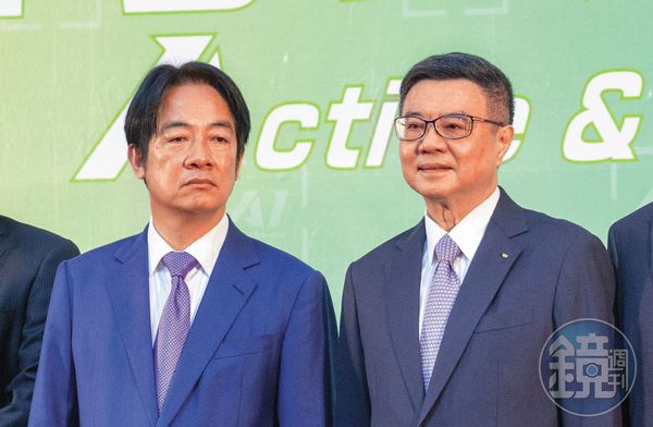 賴政府將在8月迎來首度內閣改組。左為總統賴清德，右為行政院長卓榮泰。