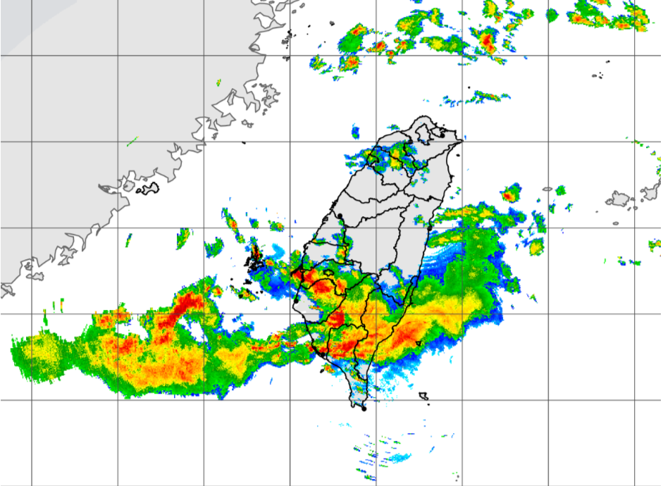 ▲▼7280910雷達回波。（圖／氣象署）
