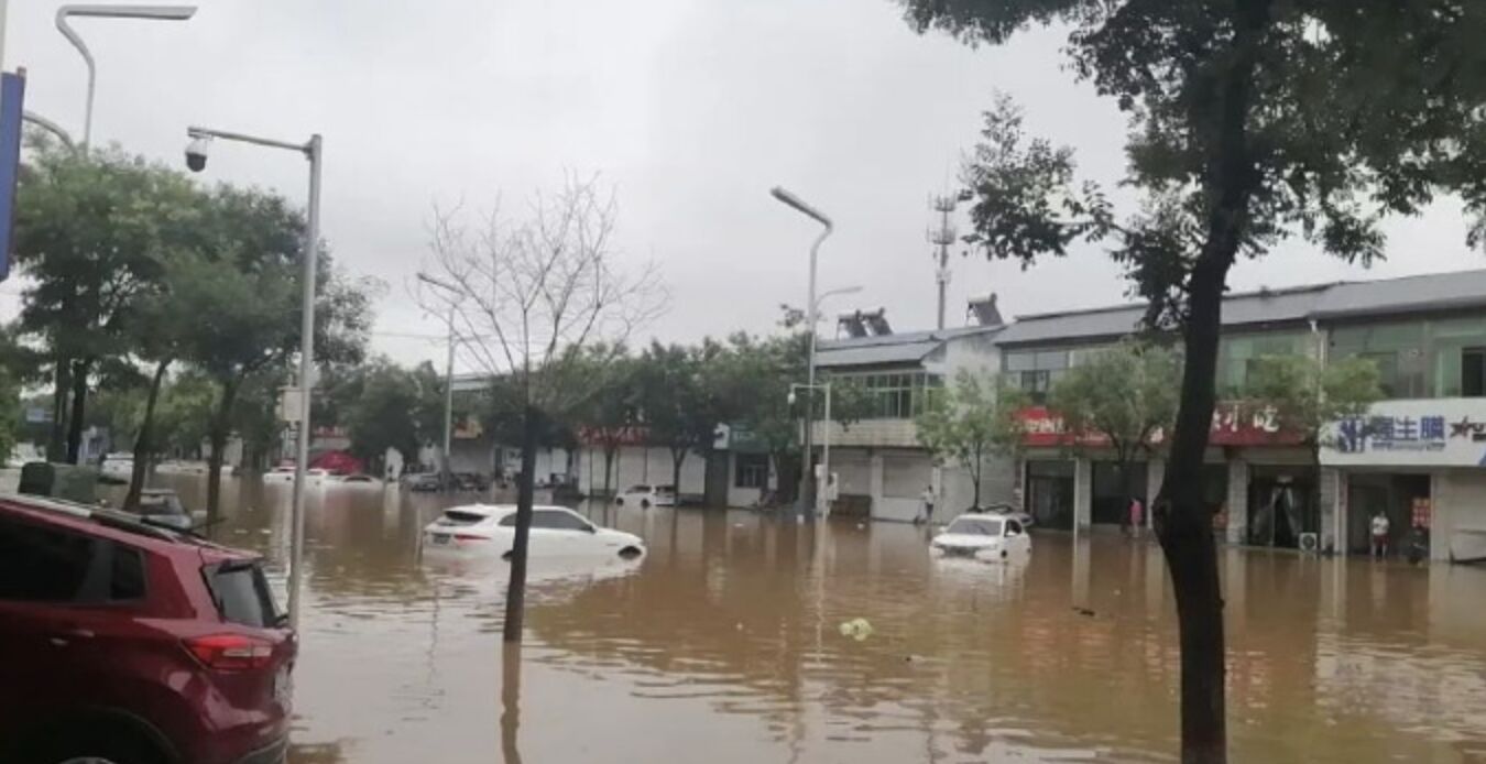 ▲河北連日強降雨，多地出現災情。（圖／翻攝微博）