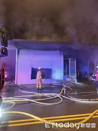 ▲國姓鄉南港路住宅日前深夜傳火警。（圖／記者高堂堯翻攝）