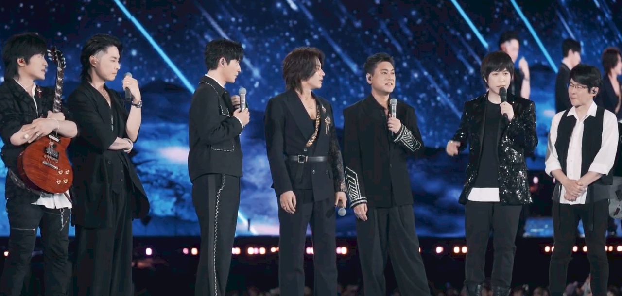 ▲▼  五月天北京鳥巢二度邀請F4。（圖／翻攝相信音樂影片）