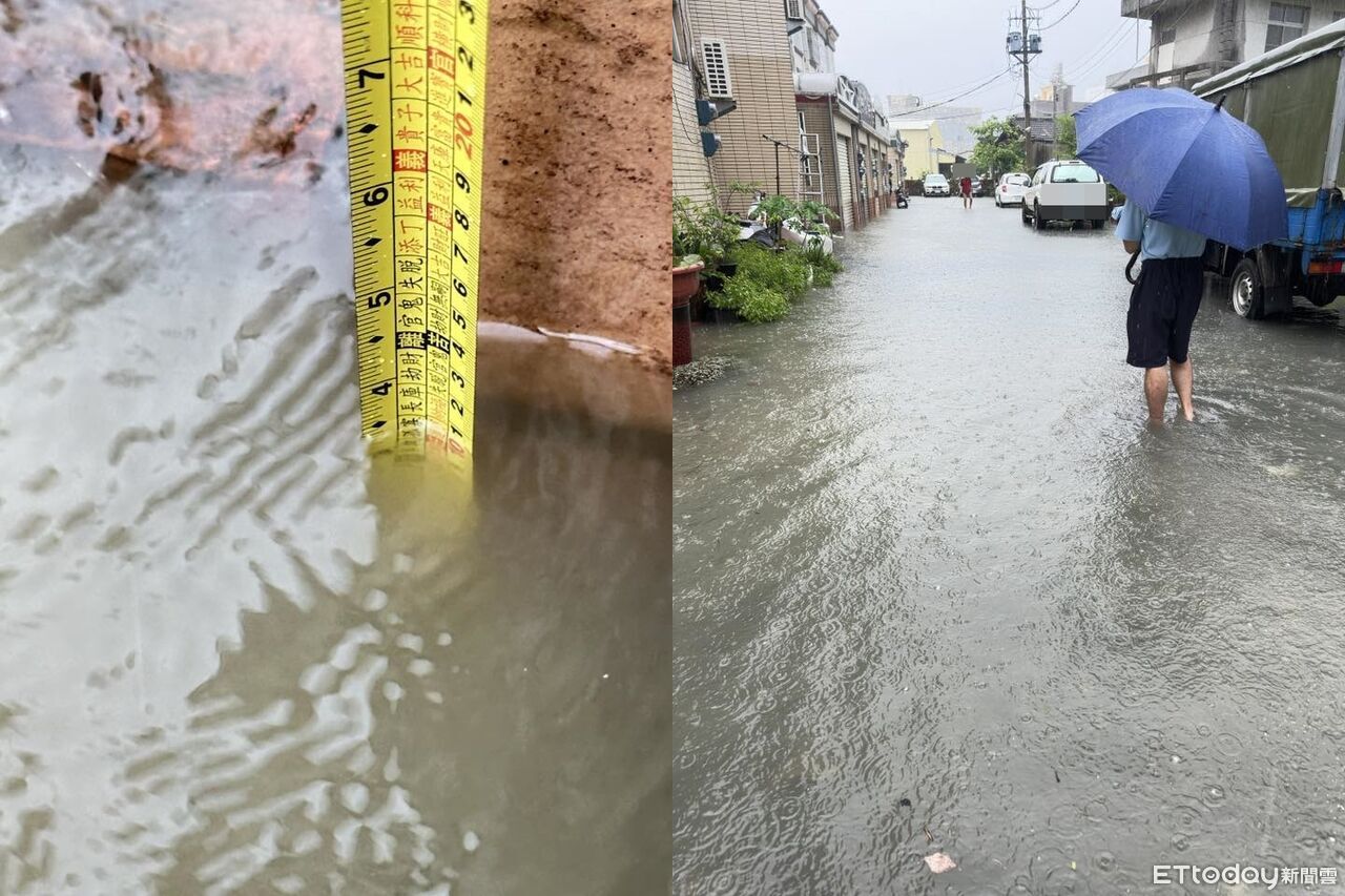 「屋頂還沒蓋上」雨彈狂炸！嘉義災情嚴重　他嘆：屋漏偏逢連夜雨