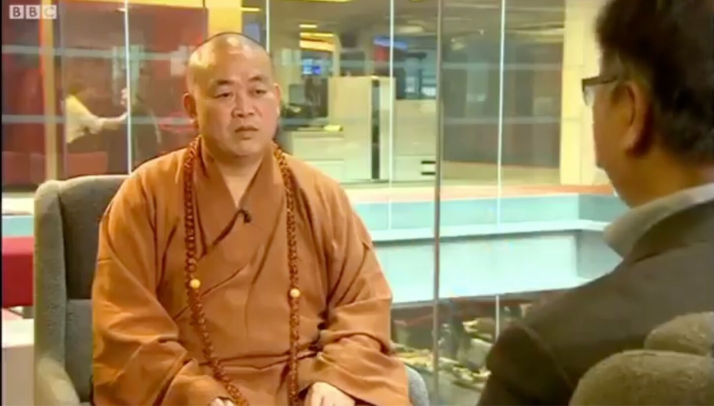 ▲▼少林寺方丈釋永信十年前他接受外媒採訪的影片。（圖／翻攝X）