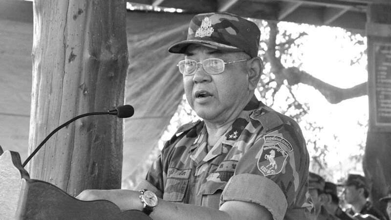 ▲▼洪森親信！停火協議47分鐘前陣亡。（圖／翻攝自khaosod）