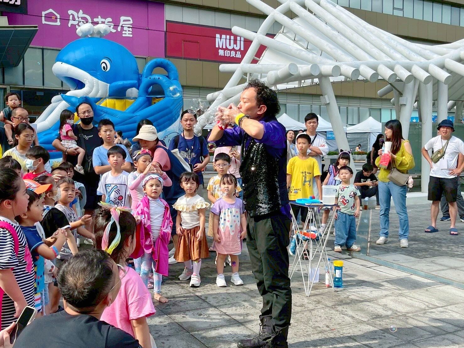 ▲汐止iFG遠雄廣場親子水樂園吸引家庭客。（圖／業者提供）