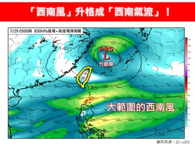 西南氣流襲！　「雨最大」時間曝