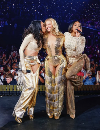 ▲碧昂絲邀來兩名昔日隊友在演唱會最終場上同台。（圖／翻攝自Instagram／beyonce）