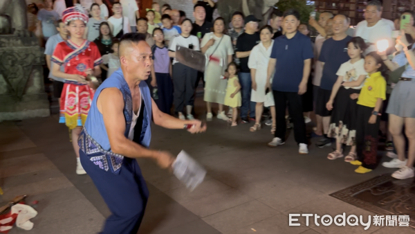 ▲▼湖北宣恩非遺「三棒鼓」。（圖／記者陳冠宇攝）