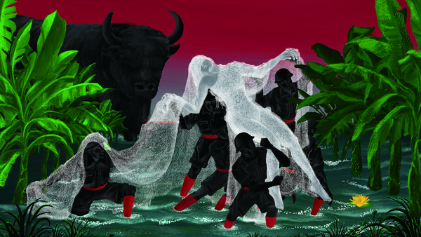 ▲▼兩廳院「2025秋天藝術節」，區秀詒 &times; 陳侑汝（她的實驗室空間集）《K與龐蒂的神秘降靈》。（圖／兩廳院提供）