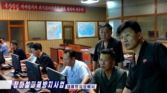 ▲▼北韓今年7月在內閣成立「災害防止省」。（圖／翻攝自朝鮮中央電視台）