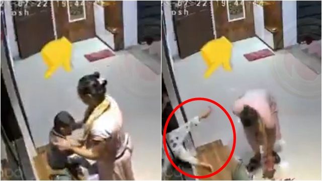 ▲▼坐窗邊穿鞋　印度4歲女童「往後一栽」墜12樓身亡。（圖／翻攝X）