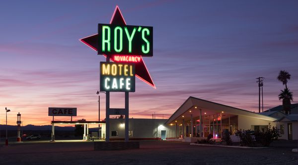 ▲▼加州66號公路Roy`s Motel & Cafe。（圖／內陸帝國旅遊局提供）