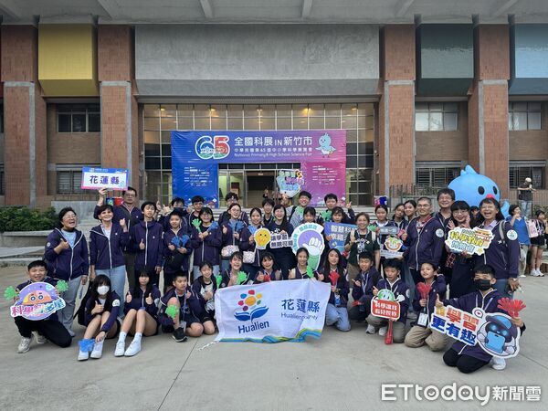 ▲▼花蓮縣科展代表隊在全國科展中獲得「全國第三名」2件、佳作1件、特別獎1件及「團隊合作獎」1件等優異表現。（圖／花蓮縣政府提供，下同）