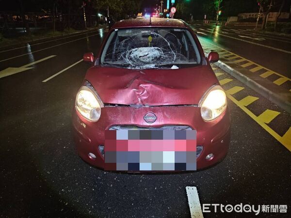 ▲花蓮慈濟醫院門診大樓前路口發生死亡車禍。（圖／記者王兆麟翻攝，下同）