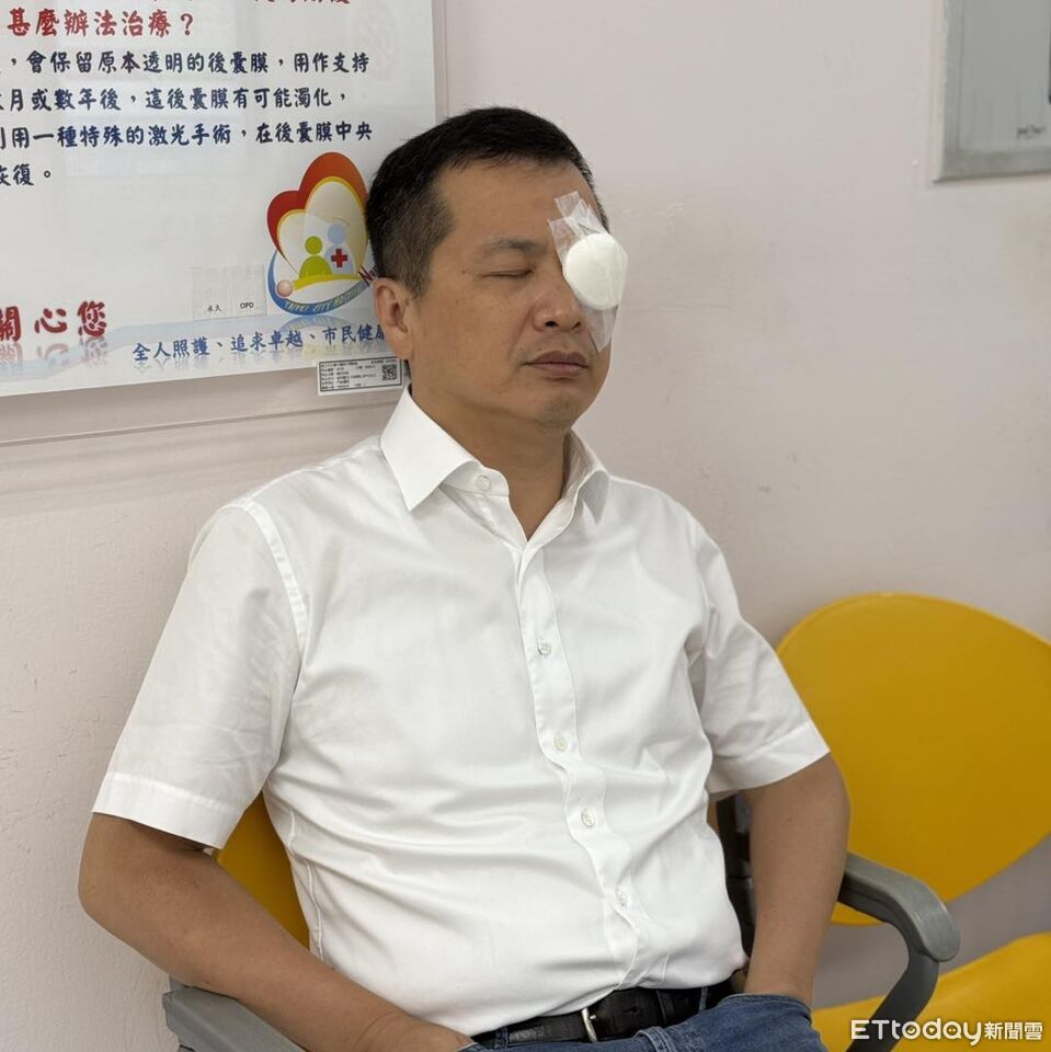 726大罷免結束身心俱疲　羅智強眼睛開刀嗆：可惡又缺德的賴清德