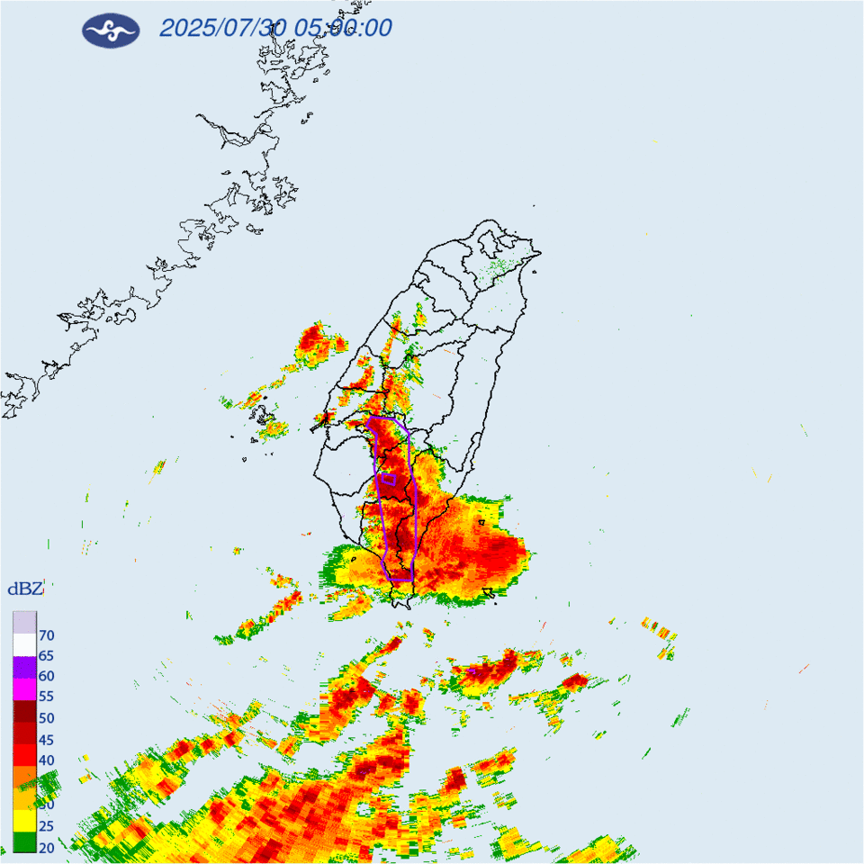 快訊／國家警報又響！　大雷雨炸5縣市