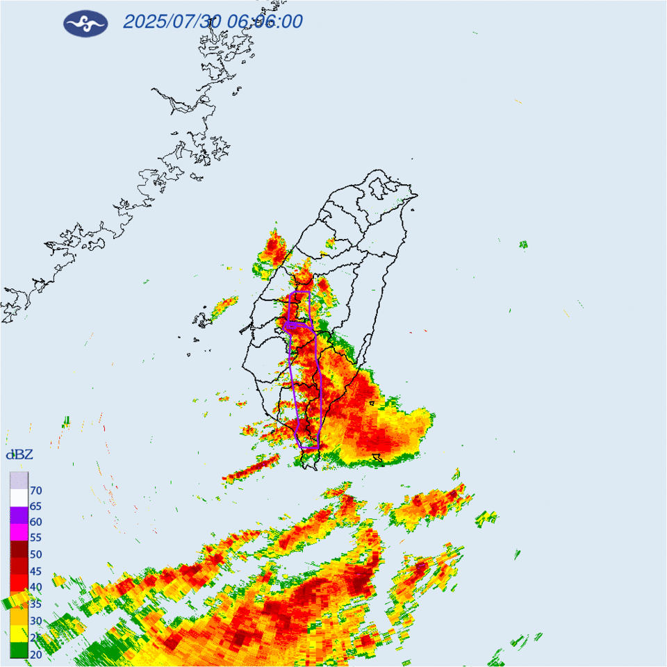 快訊／大雷雨北移！　襲4縣市