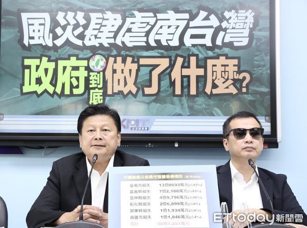 ▲▼國民黨團召開 風災肆虐南台灣 政府到底做了什麼 記者會 傅崐萁 羅智強 王育敏。（圖／記者屠惠剛攝）