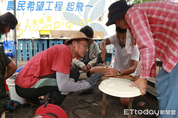 ▲▼「韌性防災&times;堆肥工作坊」課程在慈濟大學及碧雲莊社區上課情形。（圖／慈濟大學提供，下同）