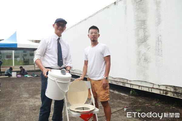 ▲▼「韌性防災&times;堆肥工作坊」課程在慈濟大學及碧雲莊社區上課情形。（圖／慈濟大學提供，下同）