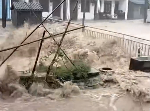 ▲浙江災情。（圖／翻攝自微博，上同）