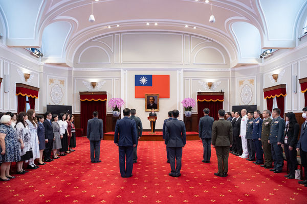 ▲▼總統賴清德主持「中華民國114年8月份將官晉任授階典禮」。（圖／總統府提供）