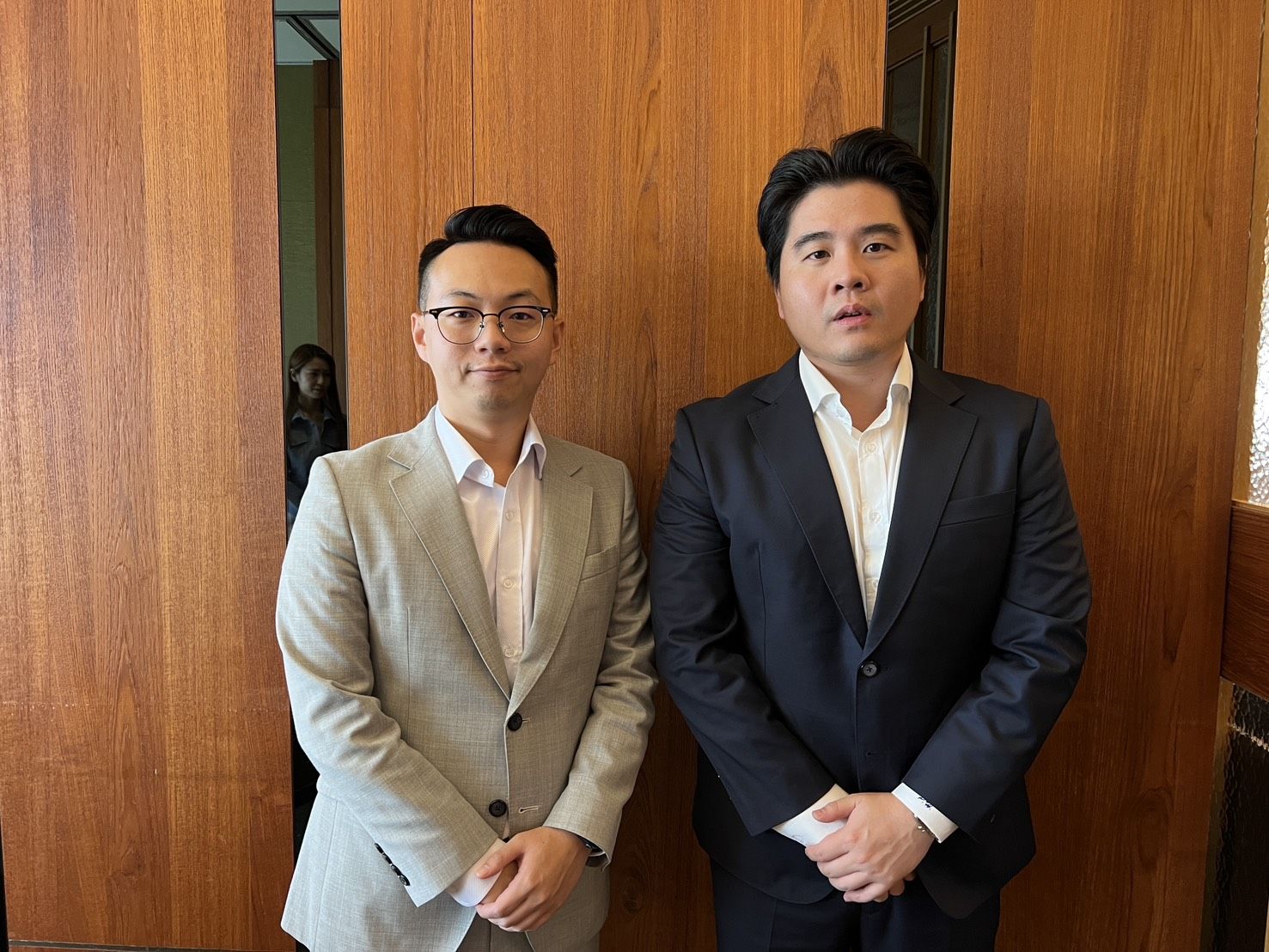 ▲▼BP嘉實多熱管理事業部總裁黃建棠（右）與台灣及東北亞業務開發總監蘇禾程（左）。（圖／記者高兆麟攝）