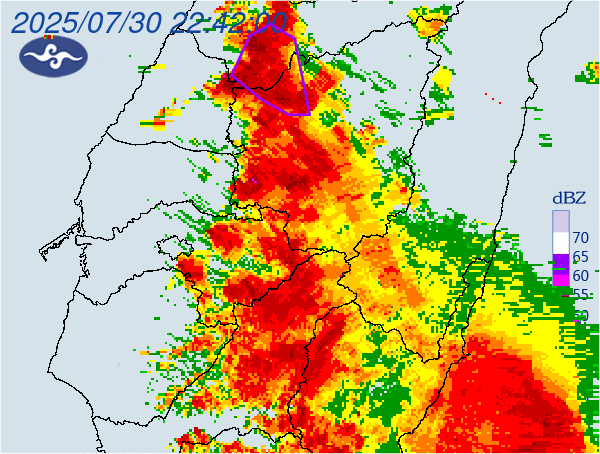 ▲氣象署發布大雷雨即時訊息。（圖／氣象署）