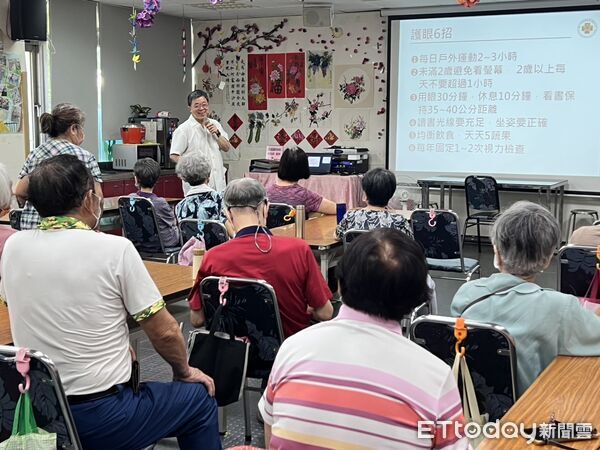 ▲▼    嘉榮關懷榮民(眷)及長者視力健康　護眼六招守住清晰視界  。（圖／中榮灣橋分院提供）
