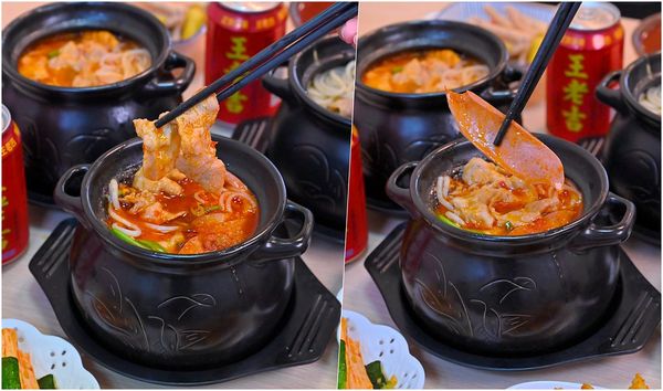 ▲▼川麵道北平店罐罐米線。（圖／部落客橘子狗愛吃糖授權提供）