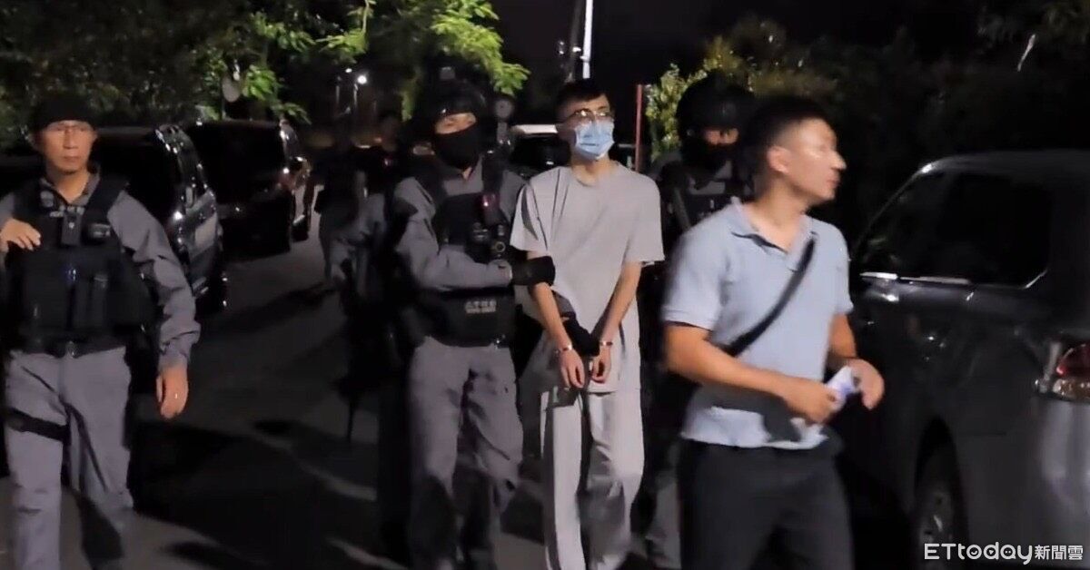 停車場砍死女公關！恐怖前男友落網畫面曝光　面無表情被上銬
