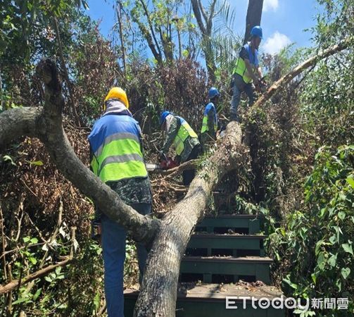 ▲▼    蘭潭後山主線步道延後至8月15日再評估是否開放  。（圖／嘉義市政府提供）