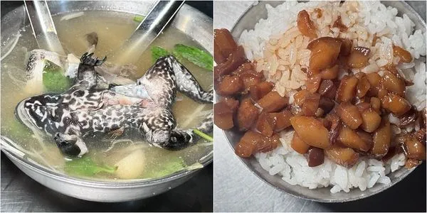 ▲▼蒜頭青蛙湯。（圖／部落客小虎食夢網授權提供）