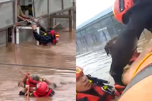 ▲▼北京洪災已致44人罹難。（圖／翻攝自微博）