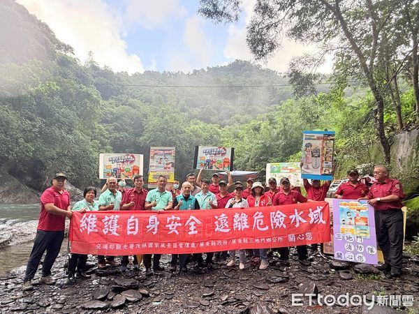 ▲暴雨過後溪水暴漲，消防局籲民眾遊憩要多留意。（圖／屏東縣政府消防局提供）