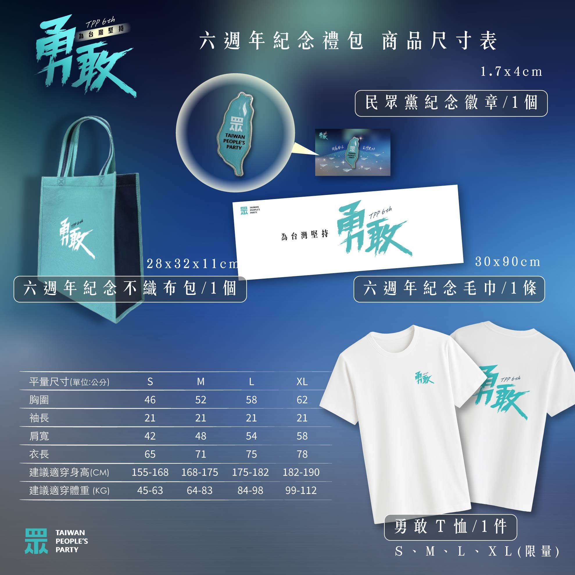 ▲▼民眾黨6周年黨慶紀念禮包。（圖／翻攝自Facebook／民眾黨）