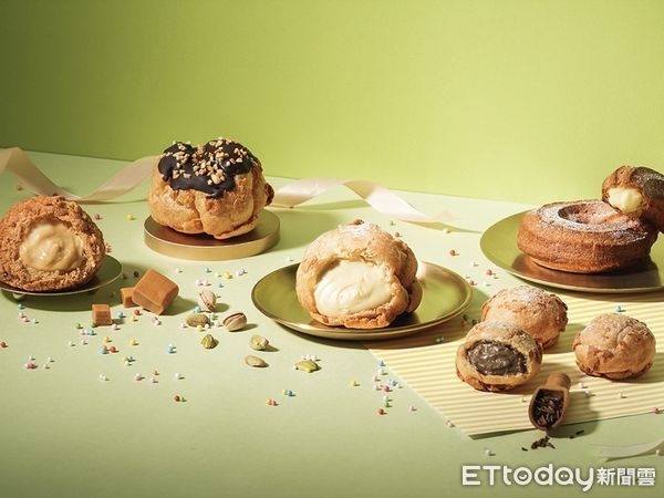 ▲▼beard papa’s8月限定泡芙。（圖／beard papa’s提供）
