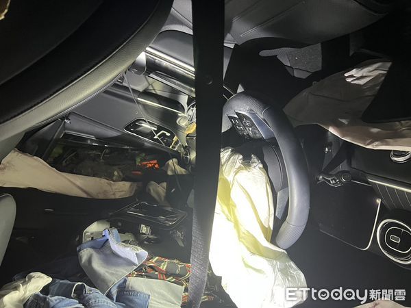 ▲女駕駛迷途墜20米邊坡 靠LINE定位奇蹟獲救。（圖／記者郭世賢翻攝）