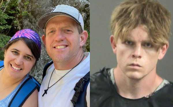 一家四口健行遭男持刀攻擊　媽先送2女兒逃生「返回救丈夫」雙亡。（合成圖／翻攝自臉書與Washington Co. Sheriff`s Office）