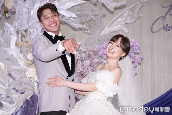 ▲張睿家&黃安若婚宴。（圖／記者林敬旻攝）