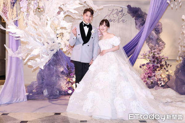 ▲張睿家&黃安若婚宴。（圖／記者林敬旻攝）