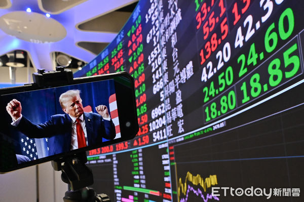 ▲▼美國總統川普8月1日公布對等關稅新稅率，台灣稅率為20%。台股今早開盤後大跌，之後跌幅收斂。股票,股市,投資,證券交易,證交稅,經濟,台股,大盤,市場信心,護盤,理財,投資,護盤,產業衝擊。（圖／記者李毓康攝）