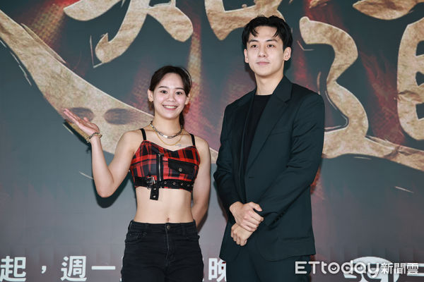 ▲▼ 白冰冰製作戲劇《天知道》記者會-胡子萱,葛兆恩 。（圖／記者黃克翔攝）