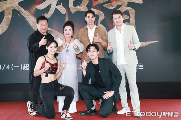 ▲▼  白冰冰製作戲劇《天知道》記者會-胡子萱,葛兆恩,·林義芳,白冰冰,翁家明,倪齊民。（圖／記者黃克翔攝）