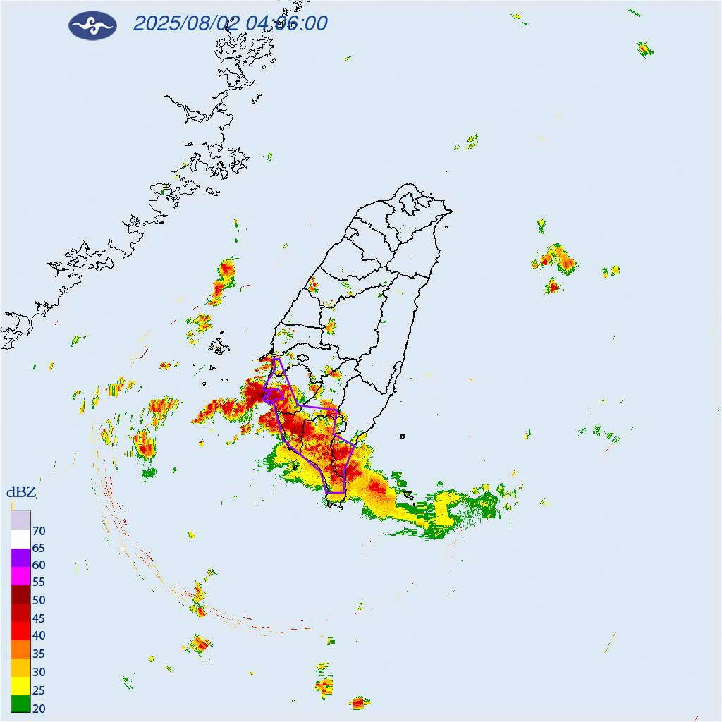 ▲▼超大豪雨特報。（圖／中央氣象署）