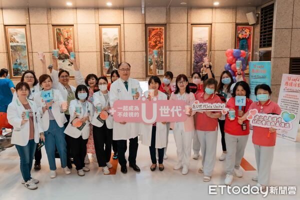 ▲「U Caf&eacute;粉紅胖卡」抵達台東馬偕。（圖／記者楊晨東翻攝）