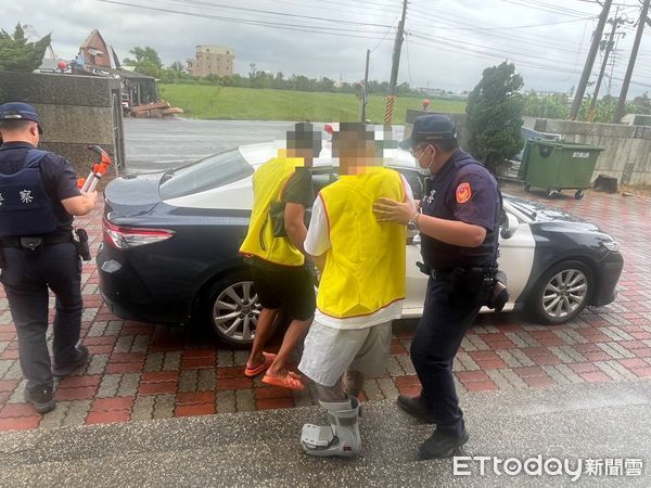 ▲▼  【義竹街頭毀損追車 警方迅速逮捕現行犯依法偵辦 】  。（圖／布袋分局提供）