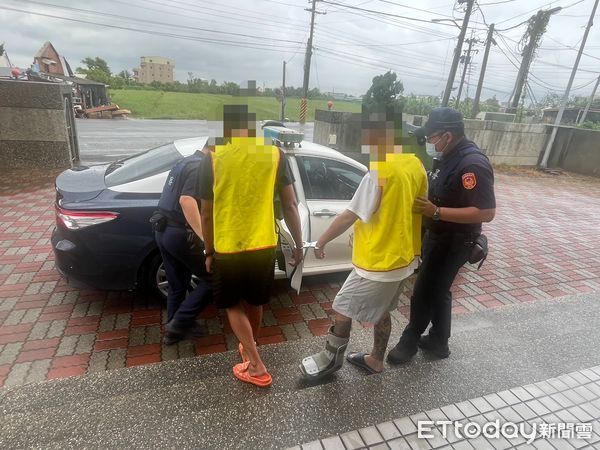 ▲▼  【義竹街頭毀損追車 警方迅速逮捕現行犯依法偵辦 】  。（圖／布袋分局提供）